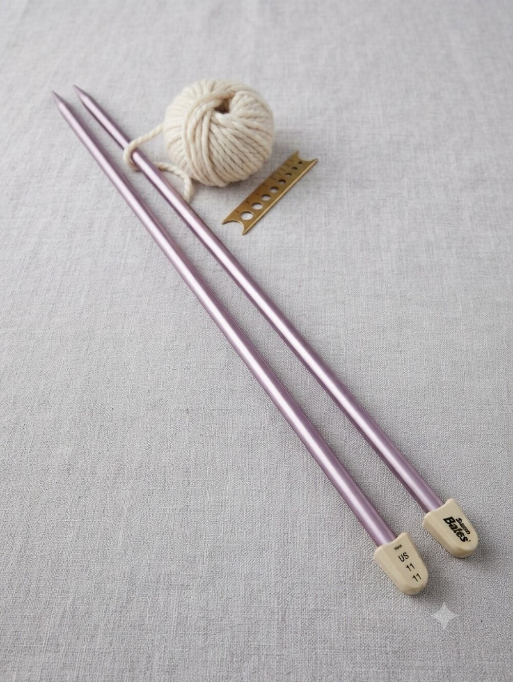Susan Bates Aluminum Knitting Needles - US Size 11 (8.0mm)